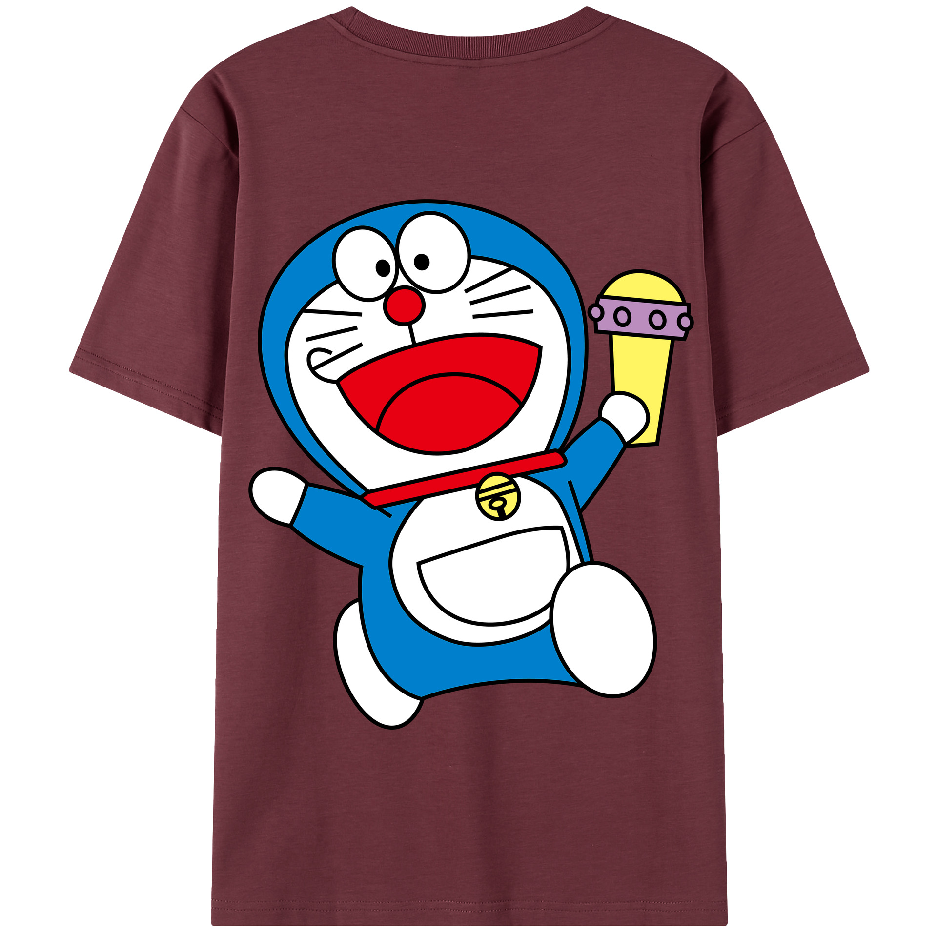（画像用） ドラえもん Doraemon 綿100％半袖Tシャツ（背面プリント）